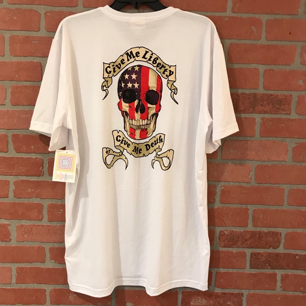 Give Me Liberty or Give Me Death tee Lularoe devin